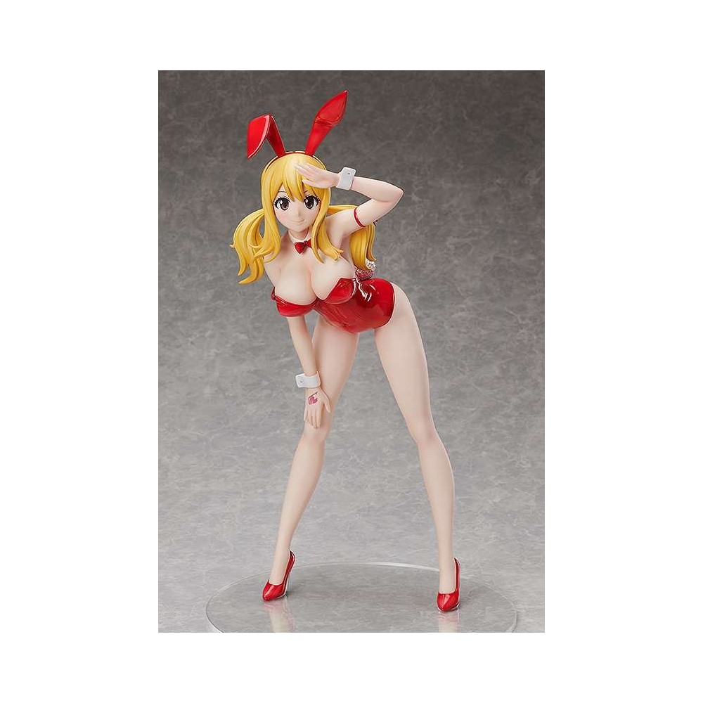 FREEING FAIRY TAIL LUCY BARE LEG BUNNY 1/4 STATUE FIGURE