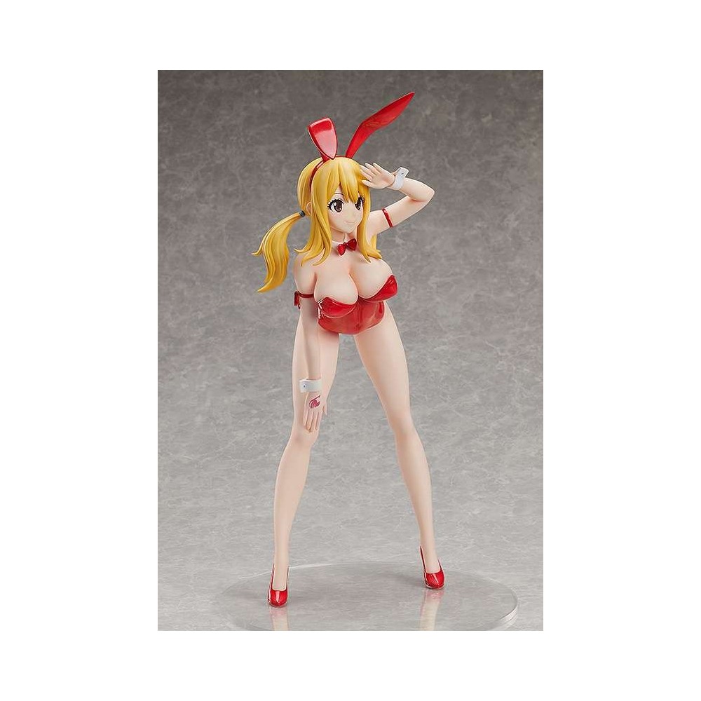 FAIRY TAIL LUCY BARE LEG BUNNY 1/4 STATUA FIGURE FREEING