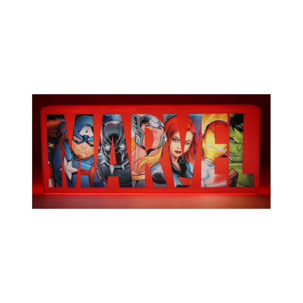 MARVEL AVENGERS LOGO LAMPADA DA TAVOLO PALADONE PRODUCTS