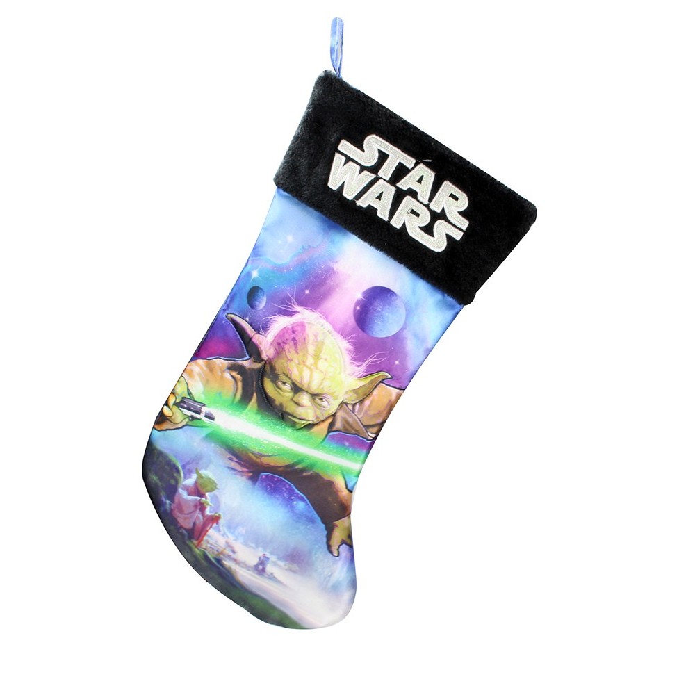 STAR WARS YODA XMAS SOCK 45 CM CALZA BEFANA SD TOYS