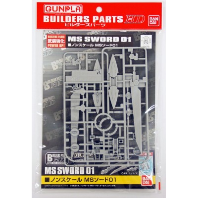 GUNPLA BUILDERS PARTS HD MS SWORD 01 MODEL KIT BANDAI