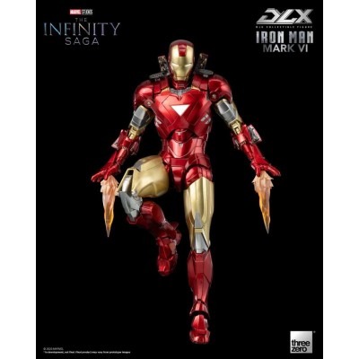 AVENGERS THE INFINITY SAGA IRON MAN MARK VI DLX ACTION FIGURE THREEZERO