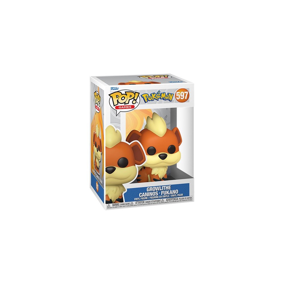 FUNKO POP! POKEMON GROWLITHE BOBBLE HEAD FIGURE FUNKO