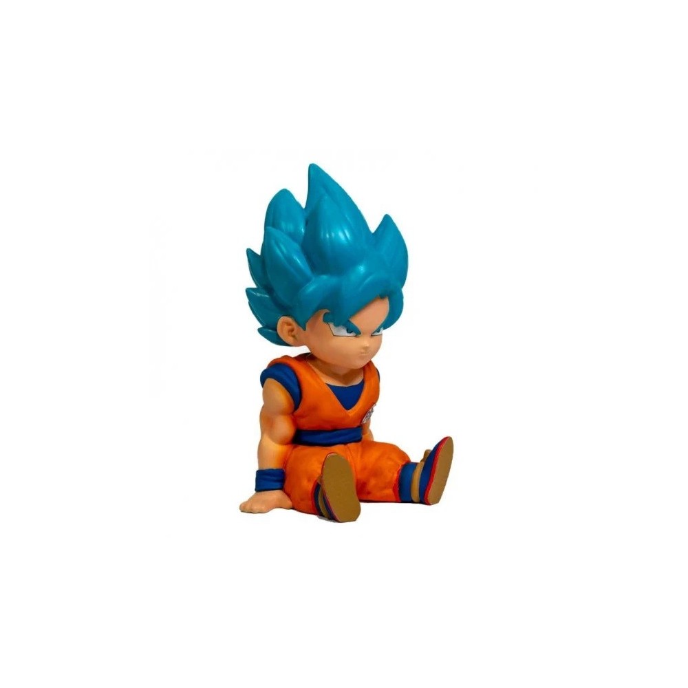 DRAGONBALL DRAGON BALL BANK SON GOKU SUPER SAIYAN BLUE FIGURE SALVADANAIO PLASTOY