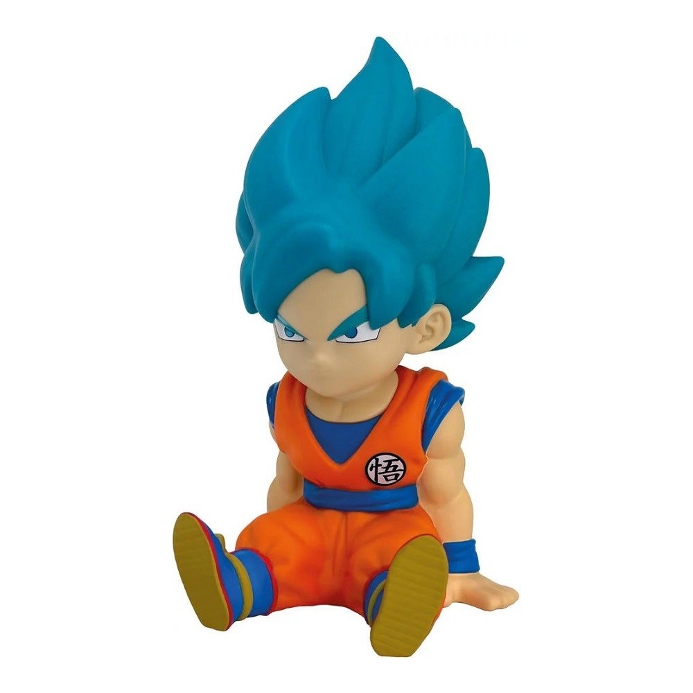 DRAGONBALL DRAGON BALL BANK SON GOKU SUPER SAIYAN BLUE FIGURE SALVADANAIO PLASTOY