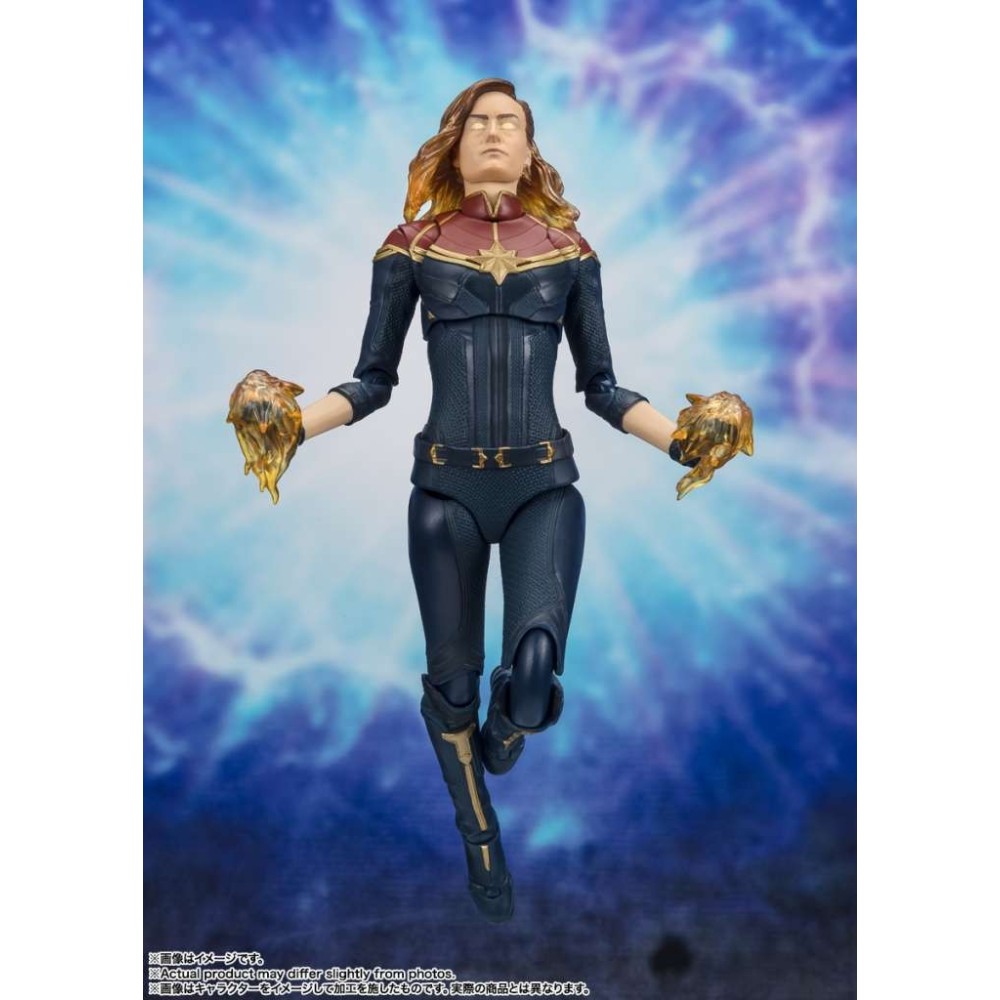 BANDAI THE MARVELS CAPTAIN MARVEL S.H. FIGUARTS ACTION FIGURE