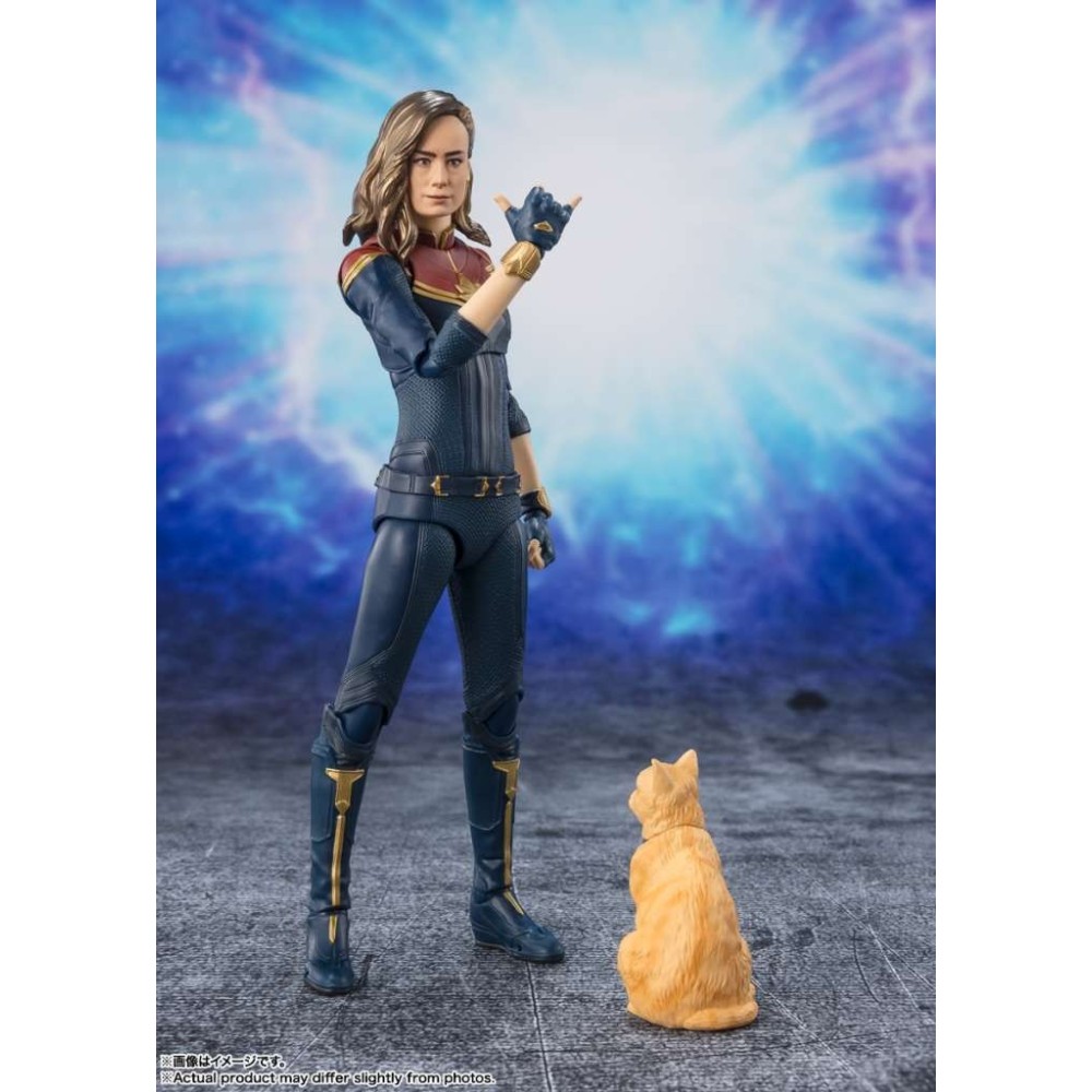 BANDAI THE MARVELS CAPTAIN MARVEL S.H. FIGUARTS ACTION FIGURE