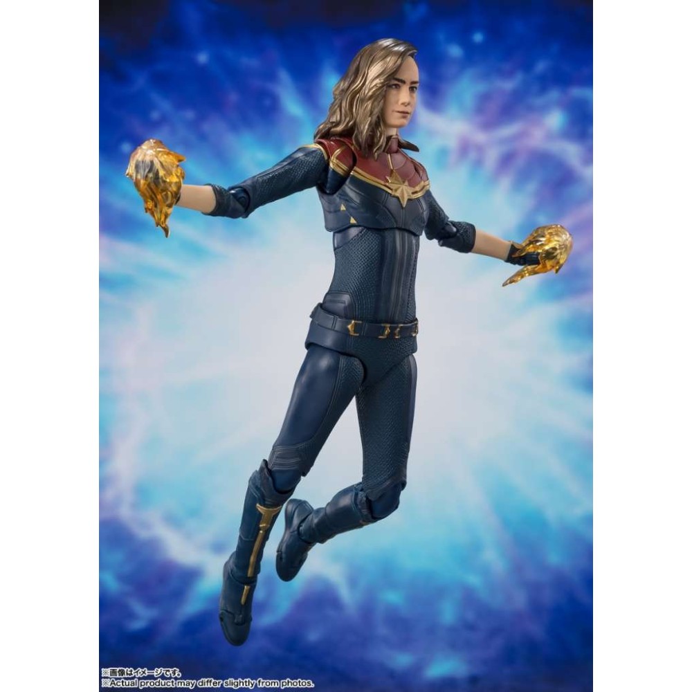 BANDAI THE MARVELS CAPTAIN MARVEL S.H. FIGUARTS ACTION FIGURE