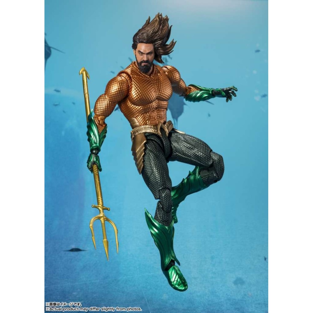 BANDAI AQUAMAN 2 AQUAMAN S.H. FIGUARTS ACTION FIGURE