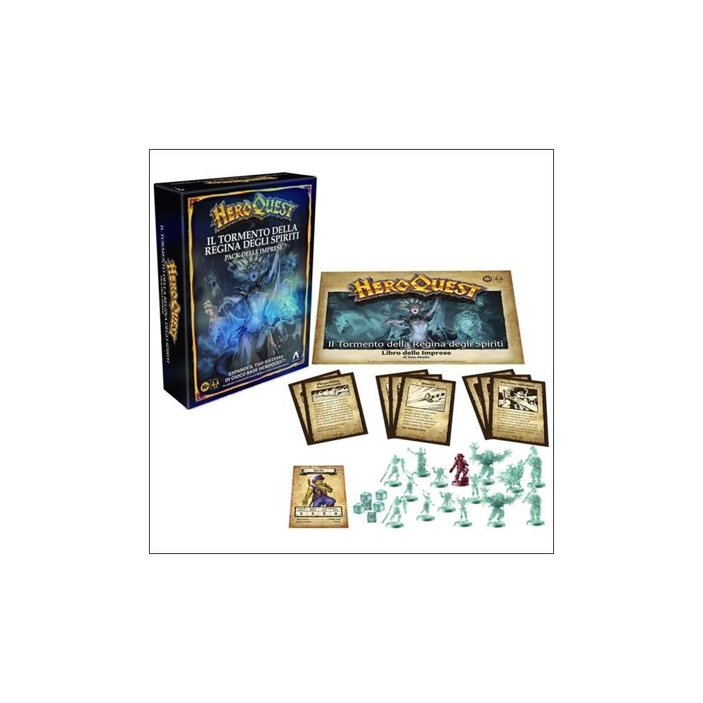 HEROQUEST ESPANSIONE IL TORMENTO DELLA REGINA DEGLI SPIRITI GIOCO DA TAVOLO IN ITALIANO HASBRO