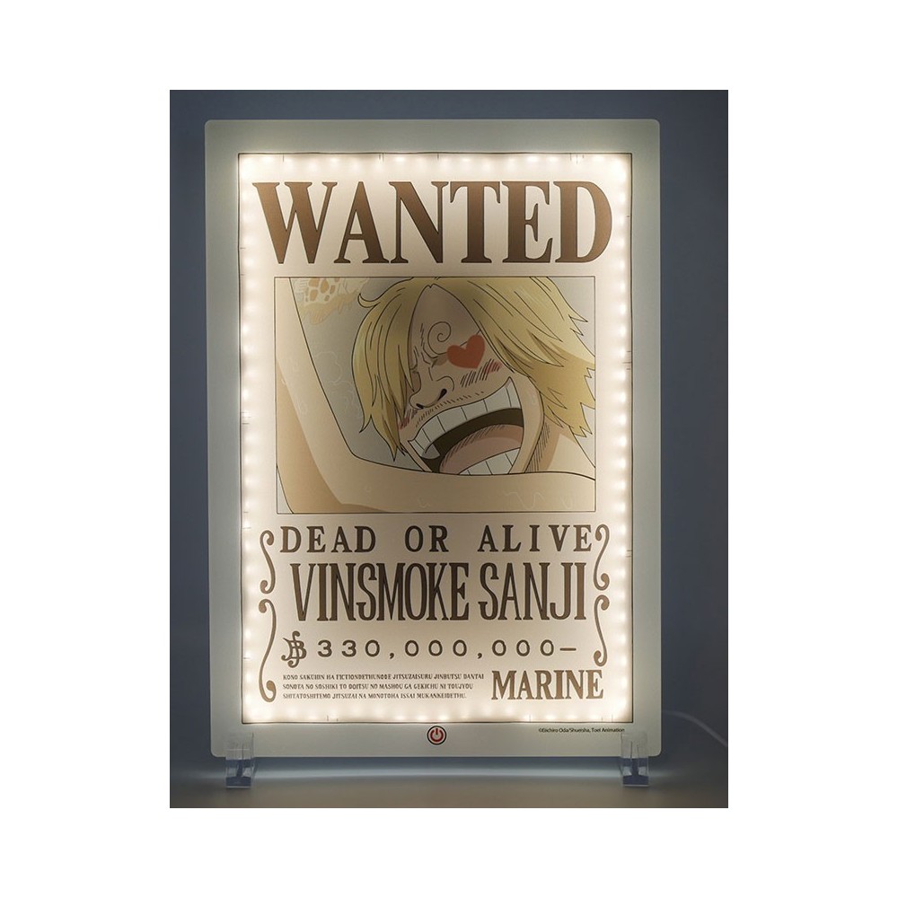 TEKNOFUN ONE PIECE SANJI NEON STYLE LIGHT WANTED LAMP