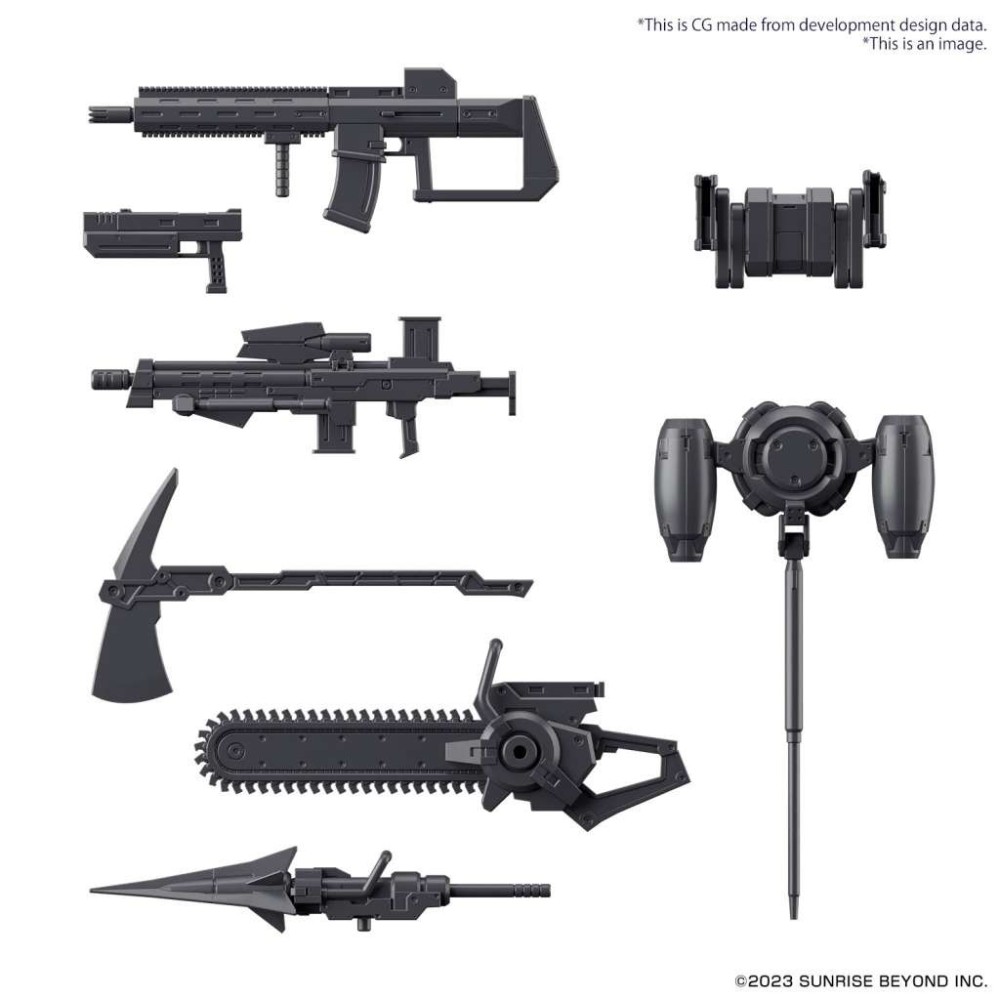 HG AMAIM WARRIOR AT THE BORDERLINE WEAPON SET 6 PER MODEL KIT ACTION FIGURE BANDAI