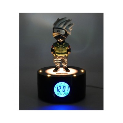 NARUTO SHIPPUDEN KAKASHI LIGHT UP ALARM CLOCK SVEGLIA TEKNOFUN