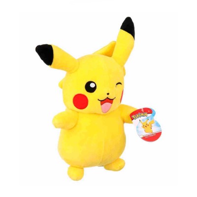 POKEMON PIKACHU WINKING 30CM PUPAZZO PELUCHE FIGURE JAZWARES