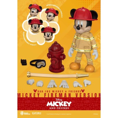 DISNEY MICKEY AND FRIENDS FIREMAN DAH-103 ACTION FIGURE BEAST KINGDOM