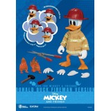 DISNEY MICKEY AND FRIENDS DONALD DUCK FIREMAN DAH-104 ACTION FIGURE BEAST KINGDOM