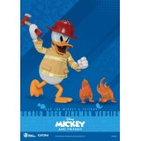 DISNEY MICKEY AND FRIENDS DONALD DUCK FIREMAN DAH-104 ACTION FIGURE BEAST KINGDOM