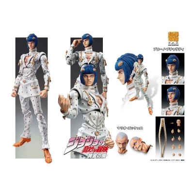 JOJO BIZARRE ADVENTURE CHOZOKADO BRUNO BUCCIARATI ACTION FIGURE MEDICOS ENTERTAINMENT