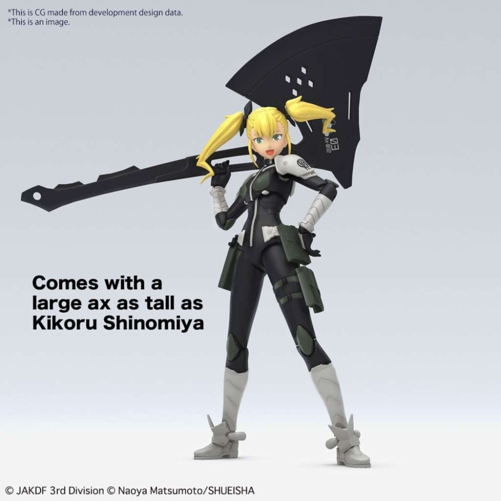 KAIJU NO.8 FIGURE RISE KIKORU SHINOMIYA MODEL KIT ACTION FIGURE BANDAI