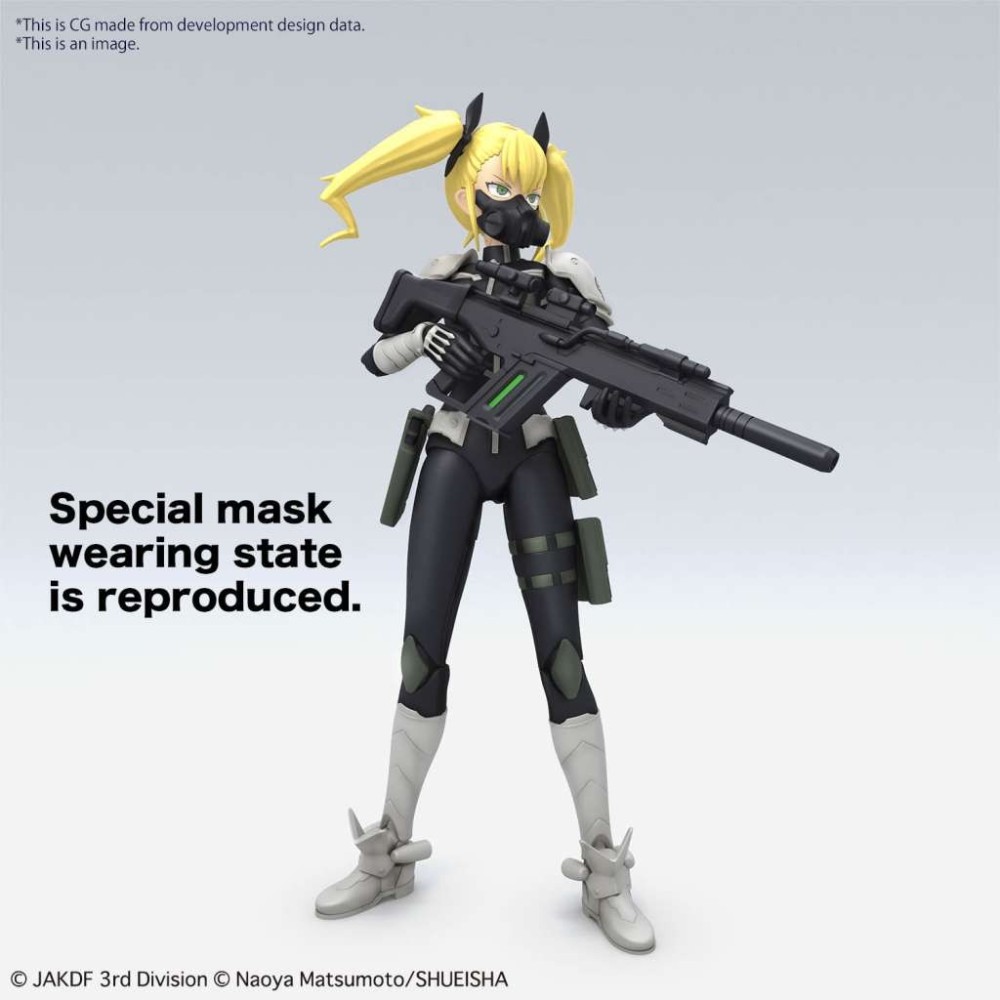 KAIJU NO.8 FIGURE RISE KIKORU SHINOMIYA MODEL KIT ACTION FIGURE BANDAI