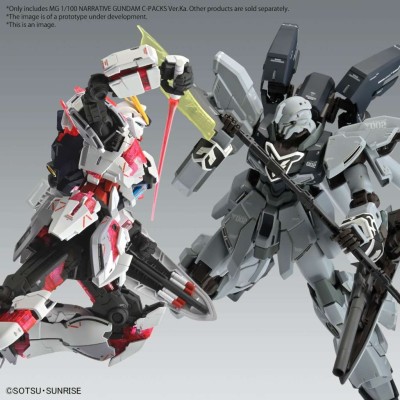 MASTER GRADE MG GUNDAM NARRATIVE C-PACKS VER KA 1/100 MODEL KIT BANDAI