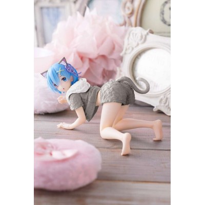 RE:ZERO REM CAT ROOMWEAR VERSION RENEW STATUA FIGURE TAITO