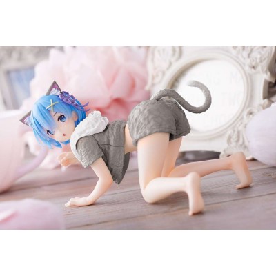 RE:ZERO REM CAT ROOMWEAR VERSION RENEW STATUA FIGURE TAITO