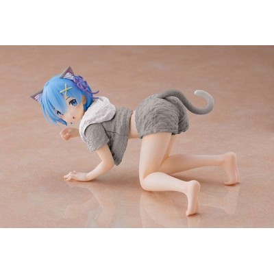 TAITO RE:ZERO REM CAT ROOMWEAR VERSION RENEW STATUE FIGURE