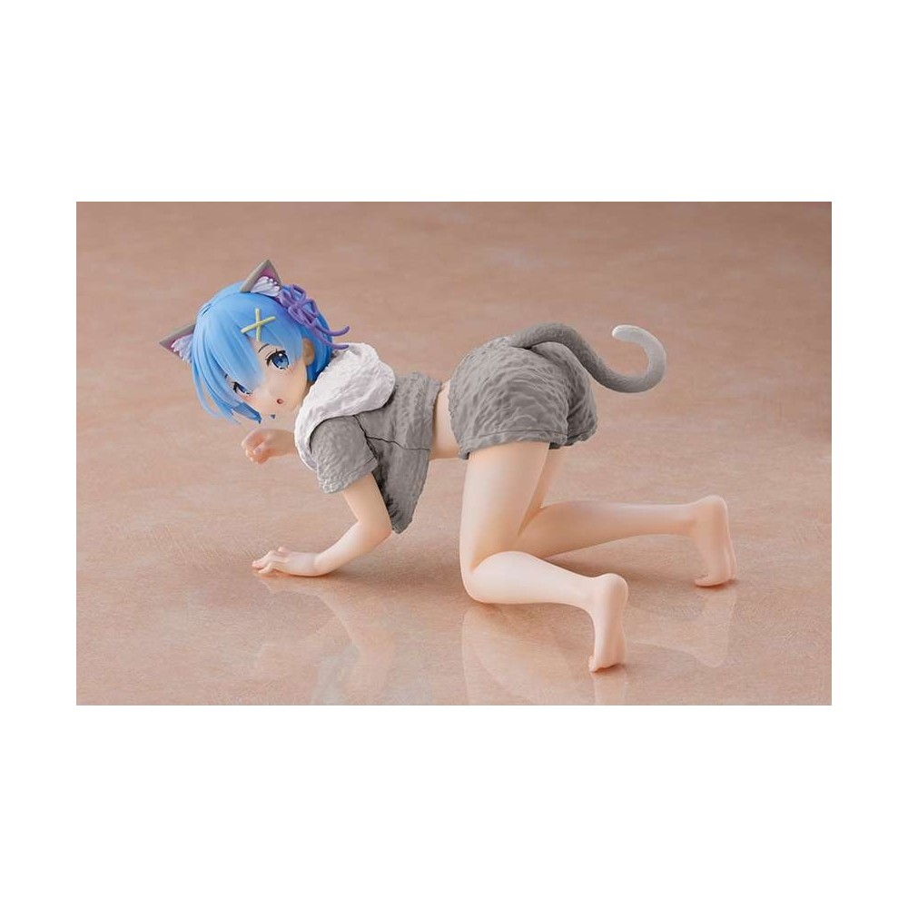 TAITO RE:ZERO REM CAT ROOMWEAR VERSION RENEW STATUE FIGURE