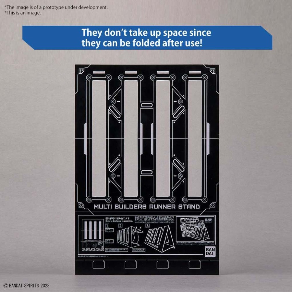 MULTI BUILDERS RUNNER STAND PER MODEL KIT BANDAI