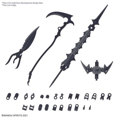 30MS OPTION PARTS SET 10 REAPER ARMOR MODEL KIT BANDAI