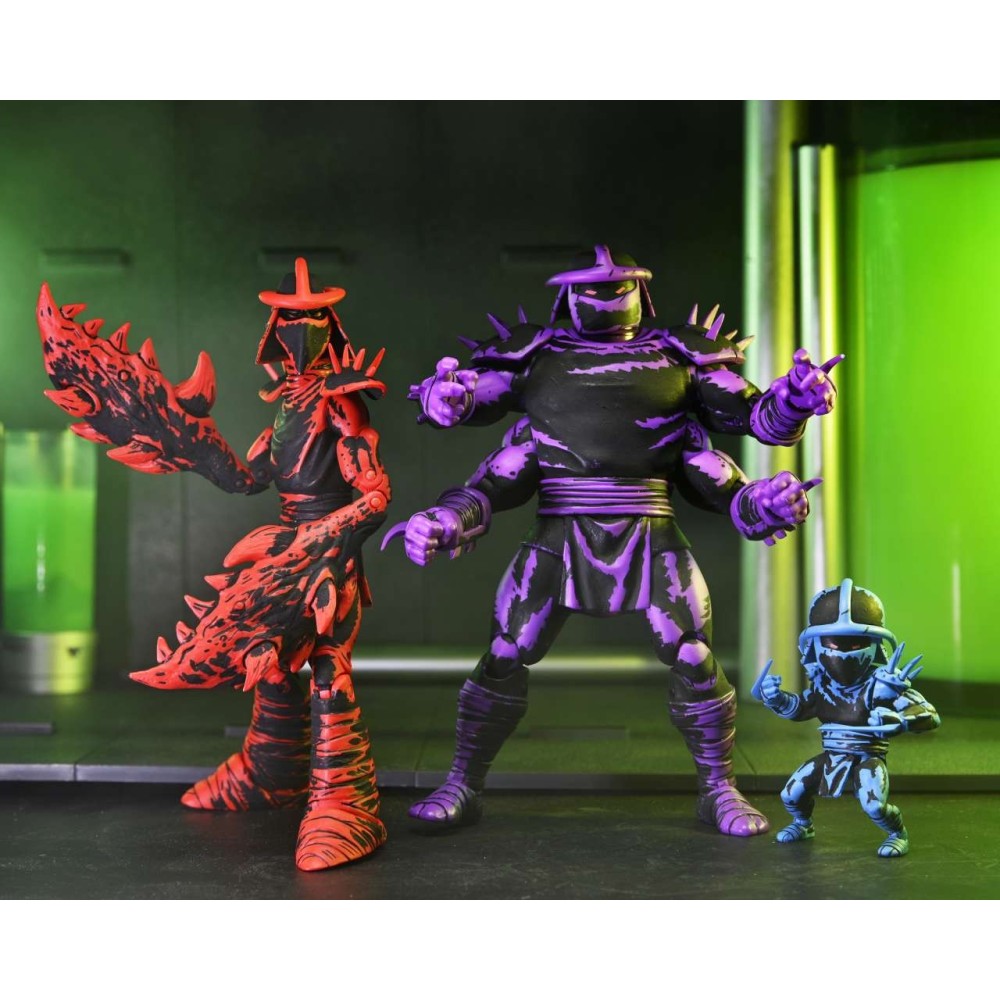 NECA TEENAGE MUTANT NINJA TURTLES SHREDDER CLONES BOX SET ACTION FIGURE