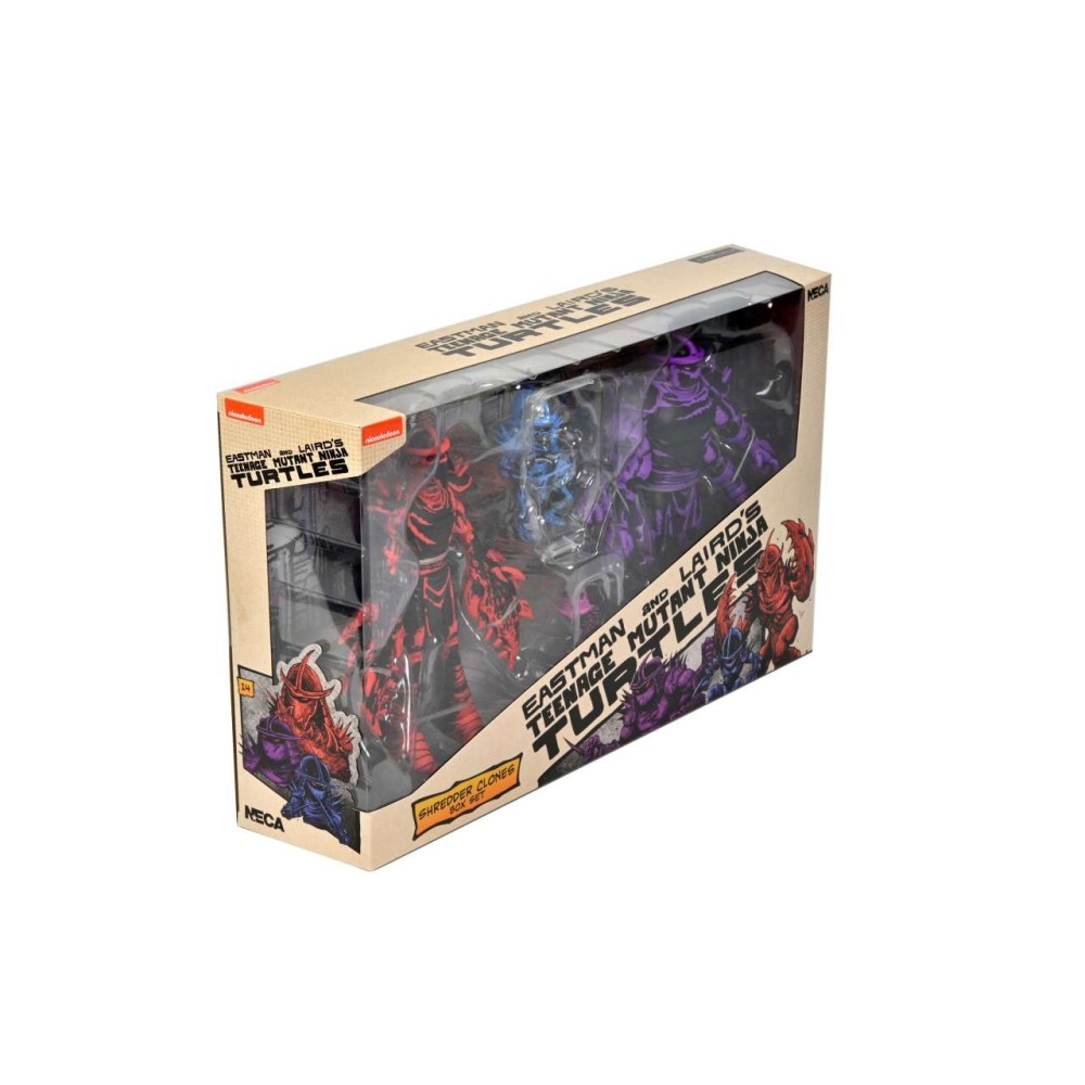NECA TEENAGE MUTANT NINJA TURTLES SHREDDER CLONES BOX SET ACTION FIGURE