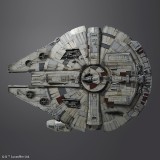 BANDAI STAR WARS MILLENNIUM FALCON PERFECT GRADE 1/72 MODEL KIT 47CM FIGURE