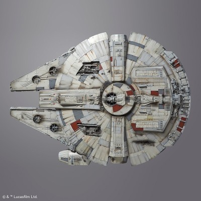 BANDAI STAR WARS MILLENNIUM FALCON PERFECT GRADE 1/72 MODEL KIT 47CM FIGURE