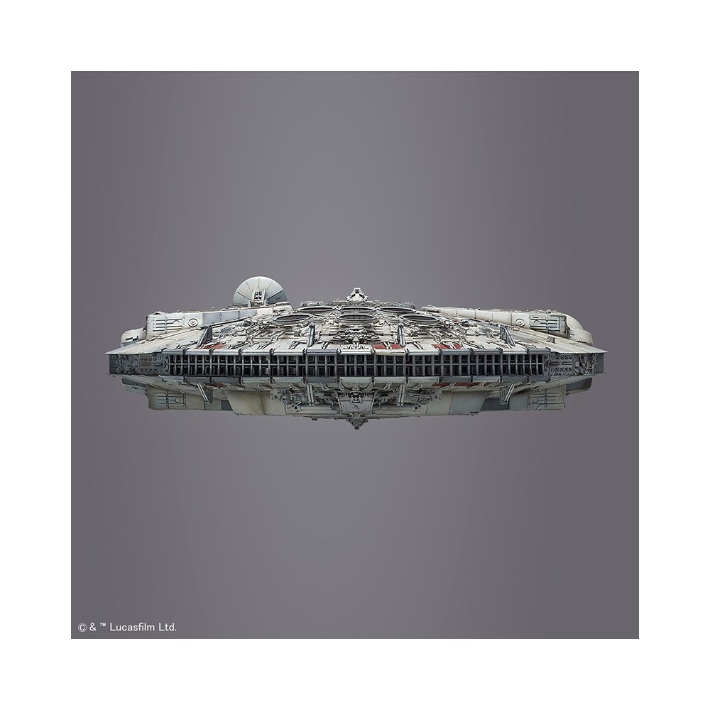 BANDAI STAR WARS MILLENNIUM FALCON PERFECT GRADE 1/72 MODEL KIT 47CM FIGURE