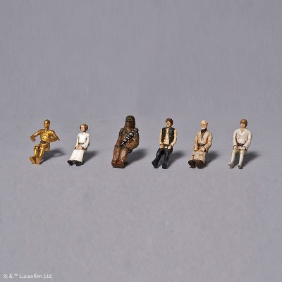 BANDAI STAR WARS MILLENNIUM FALCON PERFECT GRADE 1/72 MODEL KIT 47CM FIGURE