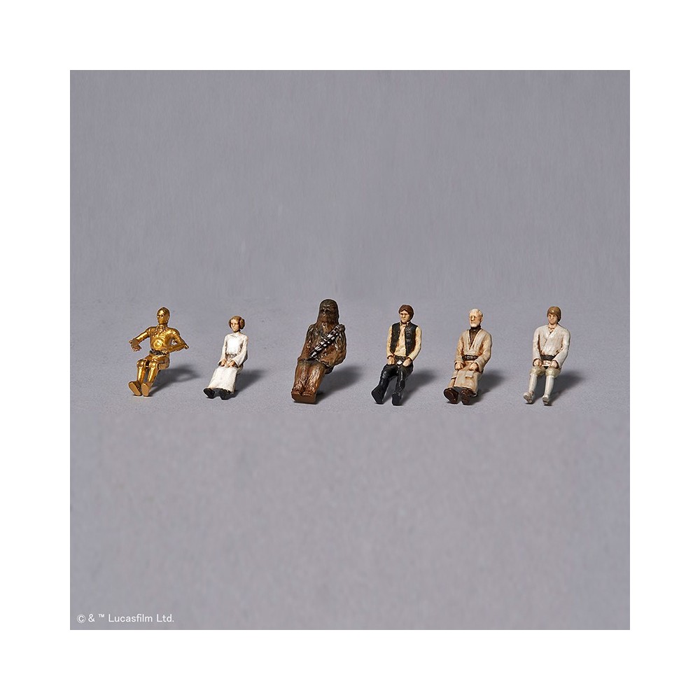 BANDAI STAR WARS MILLENNIUM FALCON PERFECT GRADE 1/72 MODEL KIT 47CM FIGURE