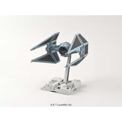 STAR WARS TIE INTERCEPTOR 1/72 MODEL KIT FIGURE BANDAI
