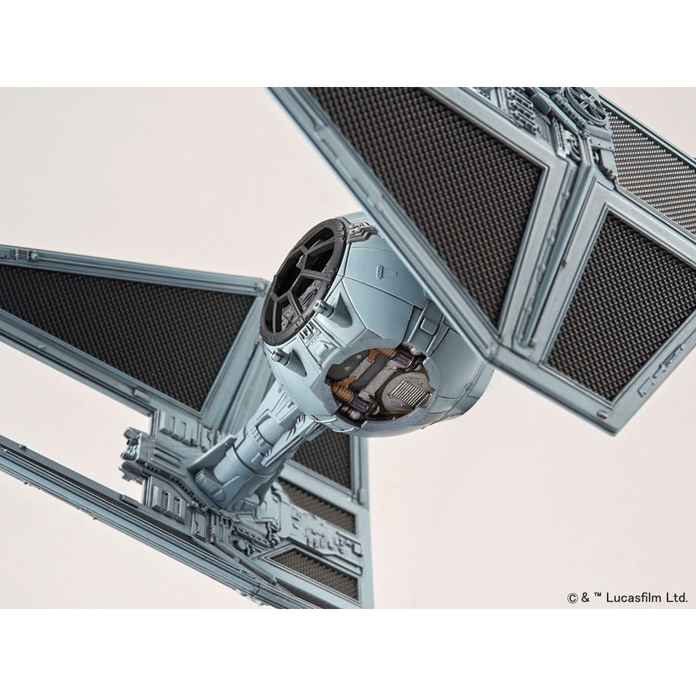 STAR WARS TIE INTERCEPTOR 1/72 MODEL KIT FIGURE BANDAI