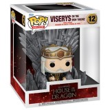FUNKO FUNKO POP! HOUSE OF THE DRAGON VISERYS ON THE IRON THRONE DELUXE BOBBLE HEAD KNOCKER FIGURE