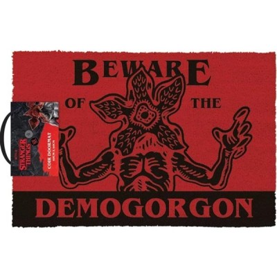 PYRAMID INTERNATIONAL STRANGER THINGS - BEWARE OF THE DEMOGORGON DOORMAT 40X60CM