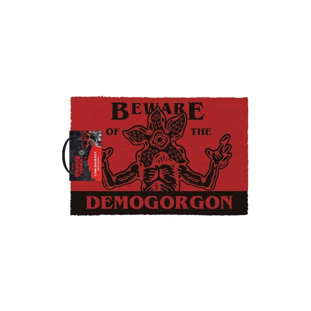PYRAMID INTERNATIONAL STRANGER THINGS - BEWARE OF THE DEMOGORGON DOORMAT 40X60CM