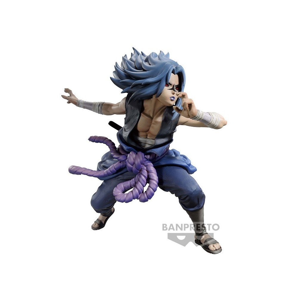 BANPRESTO NARUTO SHIPPUDEN COLOSSEUM - UCHIHA SASUKE STATUE FIGURE
