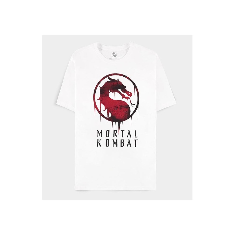 MORTAL KOMBAT LOGO MAGLIA T-SHIRT TAGLIA L DIFUZED