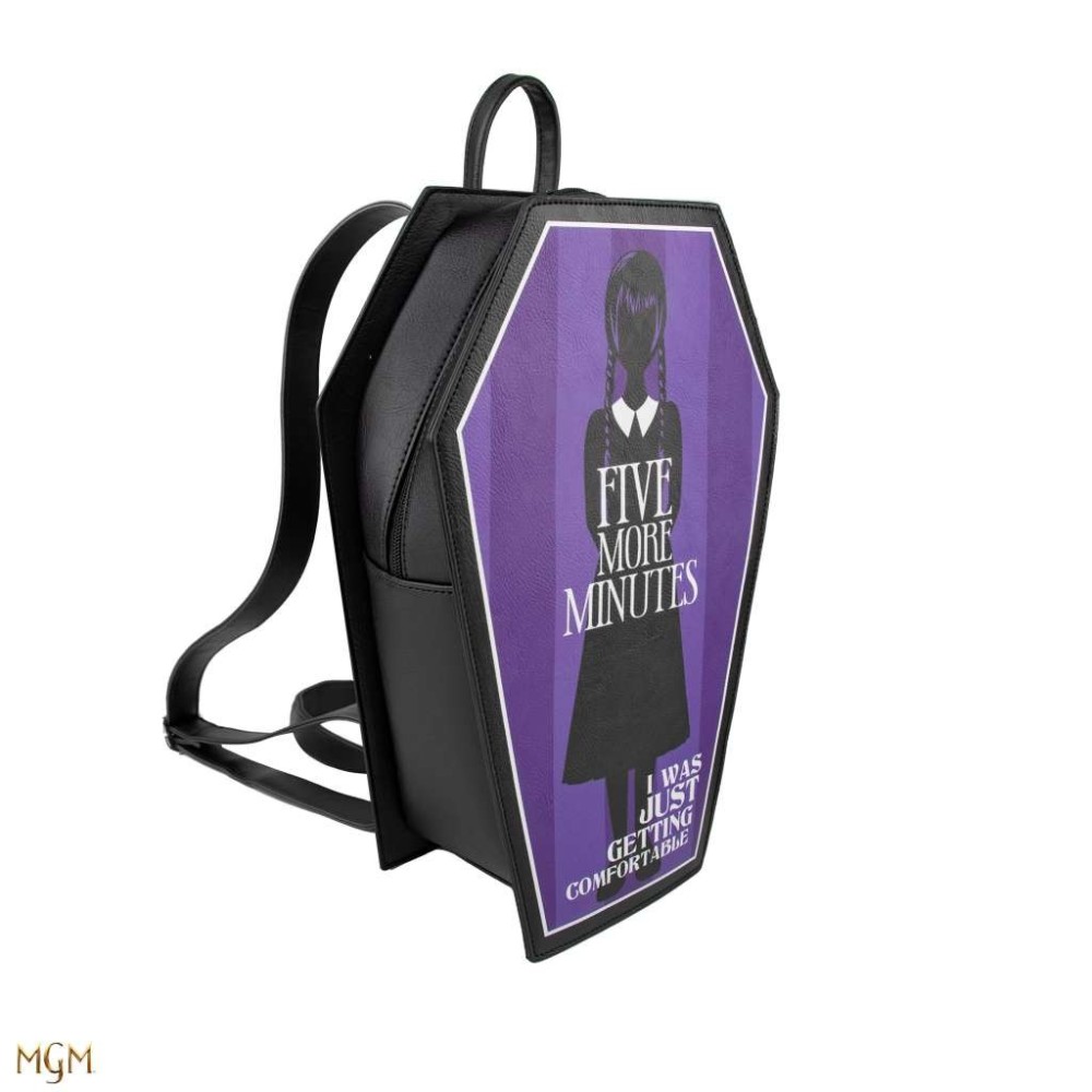 CINEREPLICAS WEDNESDAY ADDAMS COFFIN BACKPACK