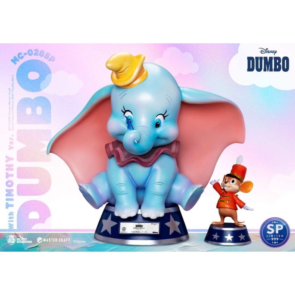 DUMBO AND TIMOTHY SPECIAL EDITION MASTER CRAFT STATUA FIGURE BEAST KINGDOM