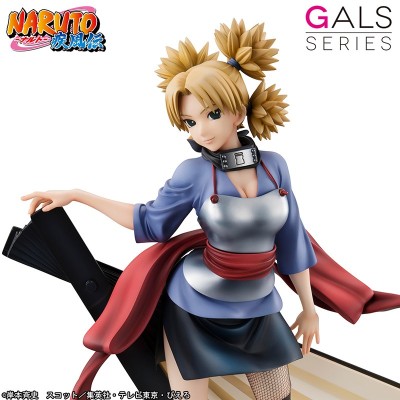 MEGAHOUSE NARUTO GALS SERIES - TEMARI STATUE 21 CM FIGURE