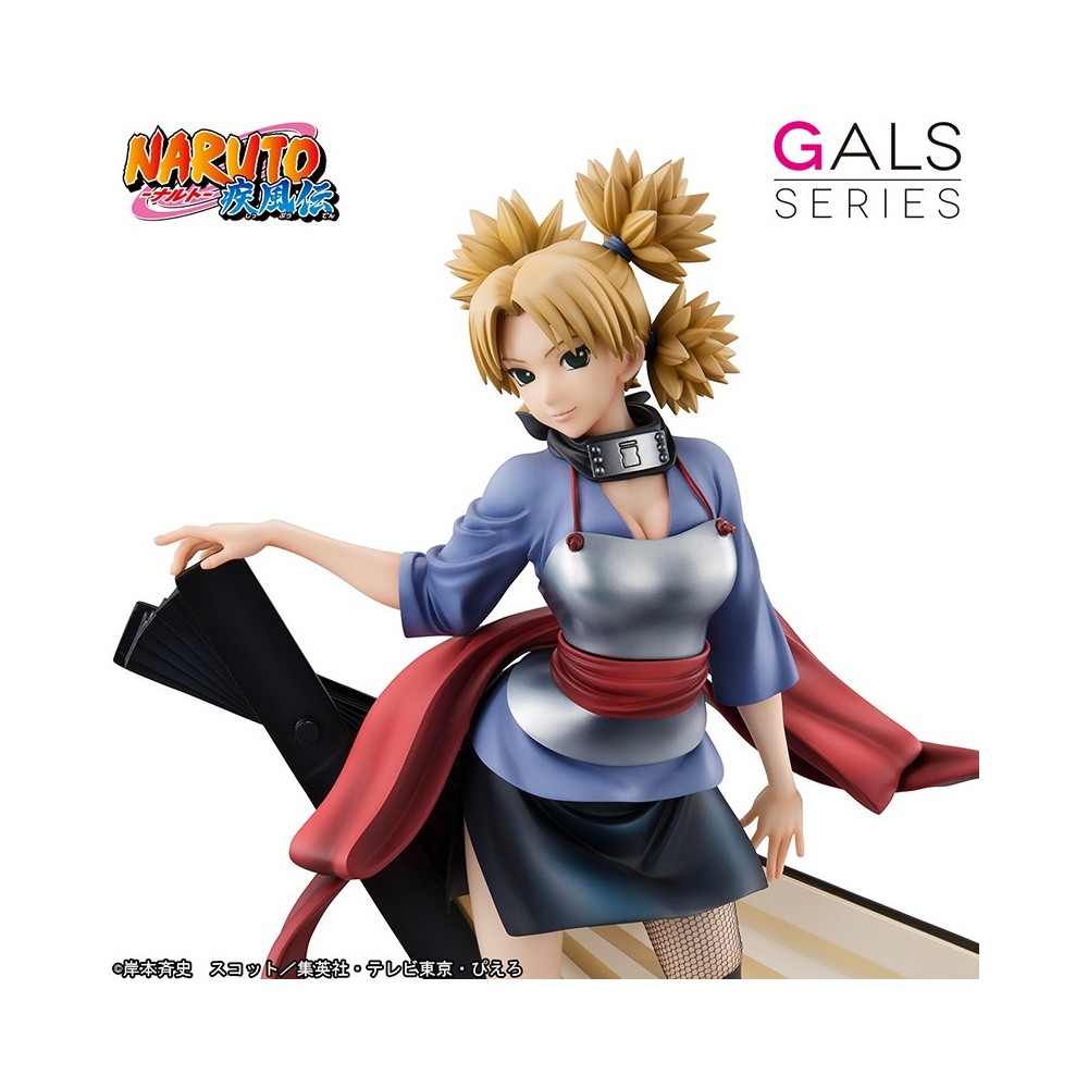 MEGAHOUSE NARUTO GALS SERIES - TEMARI STATUE 21 CM FIGURE