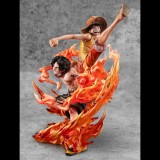 MEGAHOUSE ONE PIECE P.O.P. NEO MAXX LUFFY AND ACE 20TH L.E. STATUE FIGURE